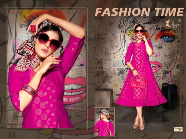 kinti Spectrum-Rayon-Fancy-Kurti